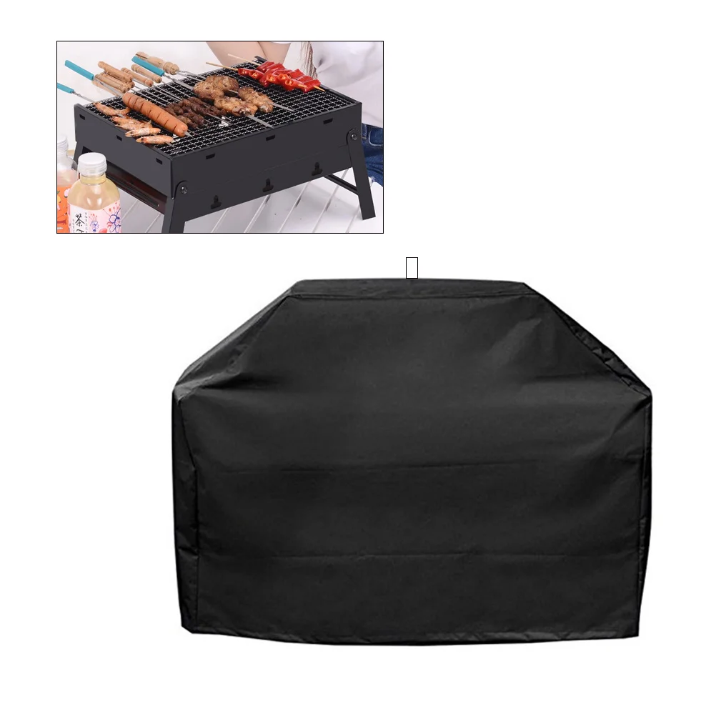 

Bbq Grill Cover Oxford Cloth Heavy Duty Waterproof Outdoor Patio Barbecue Smoker Cover 145x61x117cm Easy Clean Weatherproof