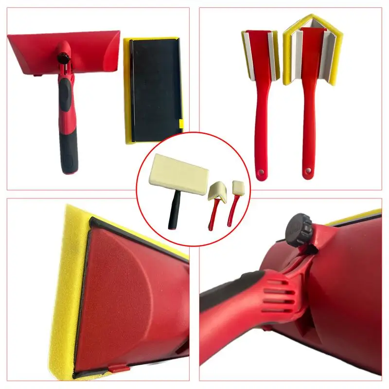 Paint Trimmer Edger Tool Accurate Trim Edging Paint Edging Tool With Trim And Touch Up Pad Edger for  Wall Painting Accessories