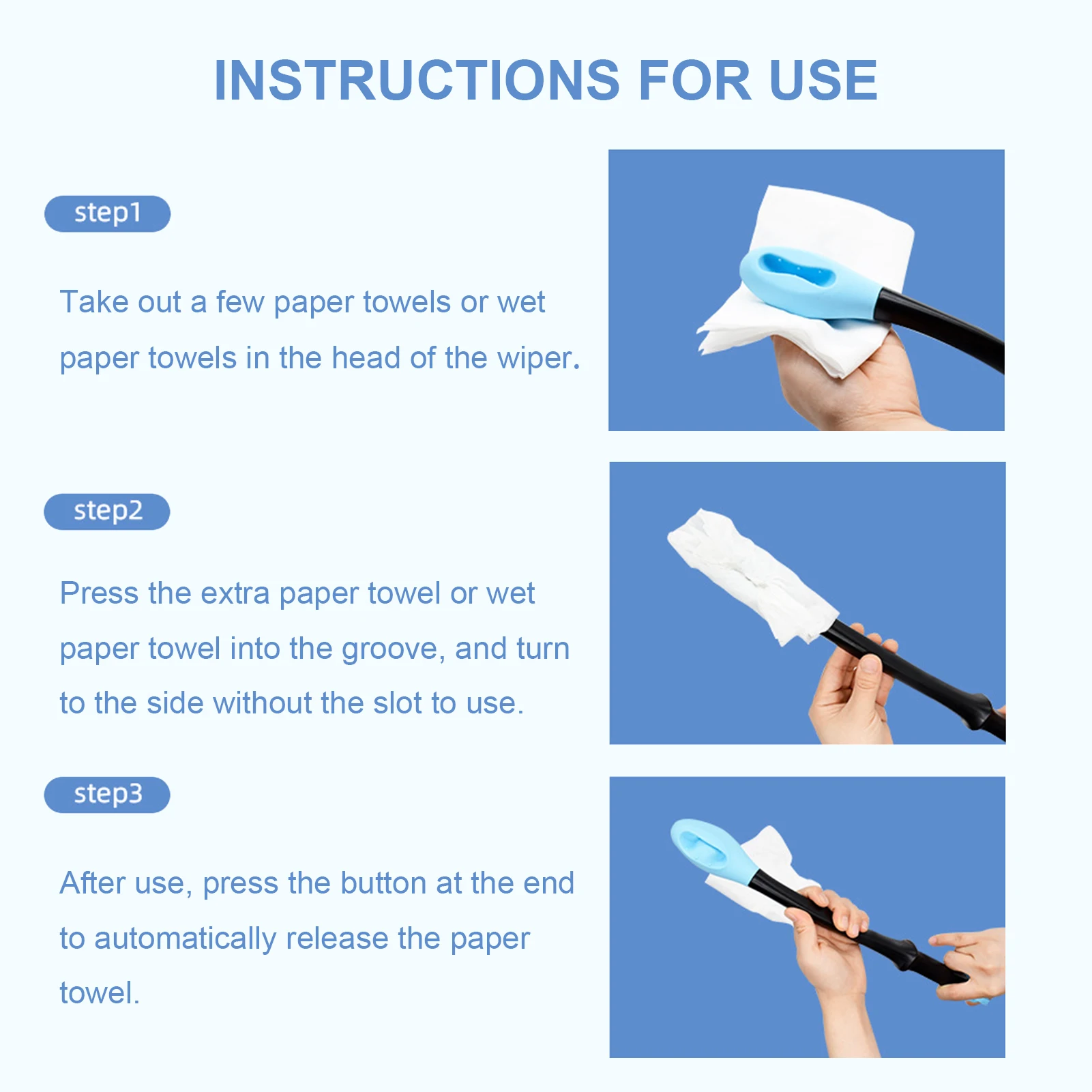 Wiping Aids For Toileting Long Reach Bottom Buddy Comfort Wipe Assist For Toileting Helper Wand Butt Wiper Cleaner Elderly