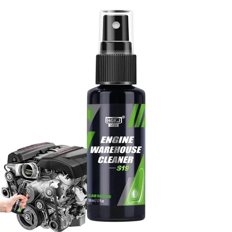 50/100/300ml Engine Bay Cleaner Rinse Free Engine Warehouse Cleaner Portable Vehicle Cleaning Spray For Home Garage Cars Trucks