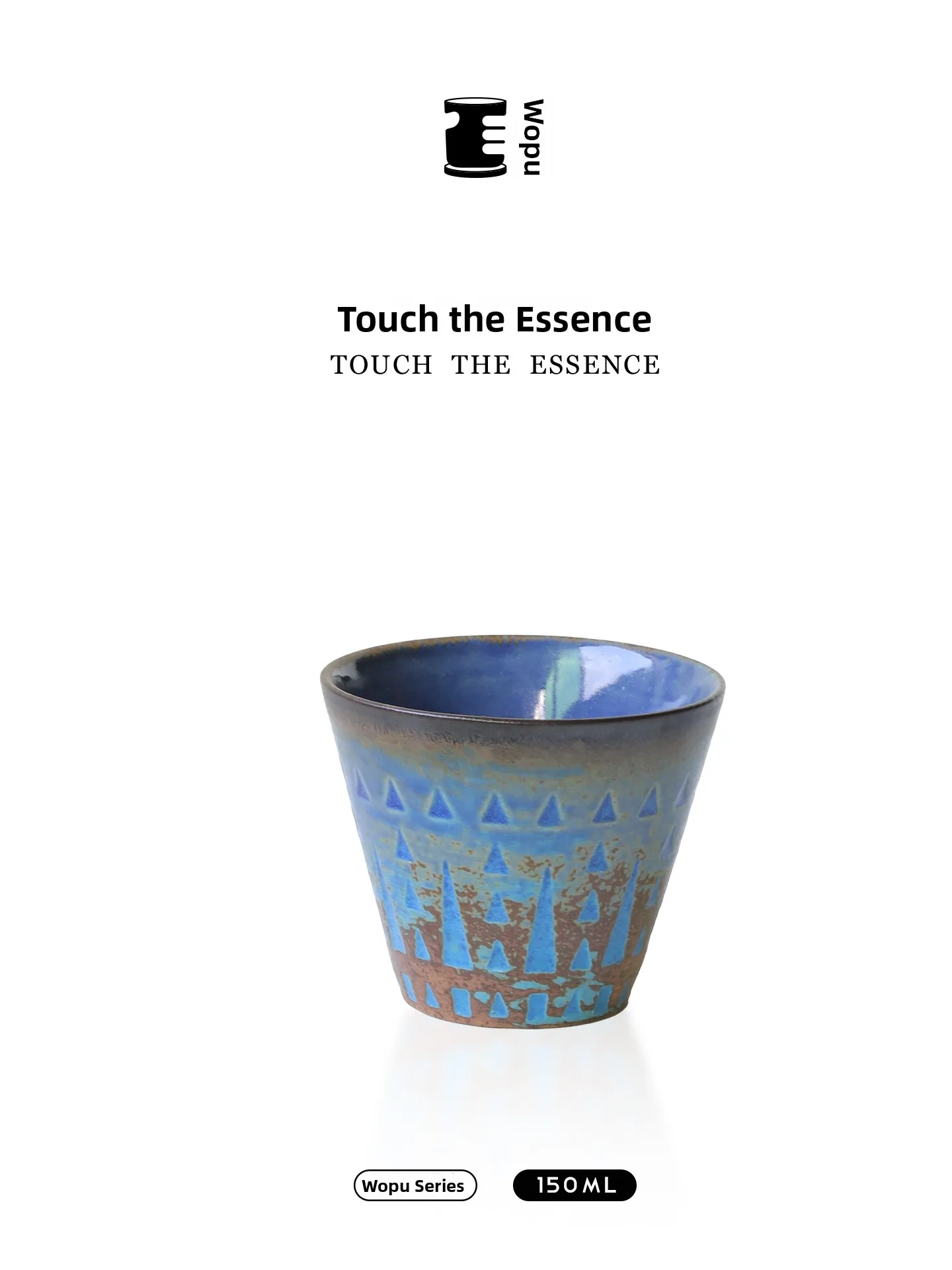 Retro Style Handmade Ceramic Coffee Cup Texture Design No Handle Wide Mouth Small Size for Cafe Restaurant Home Outdoor Use