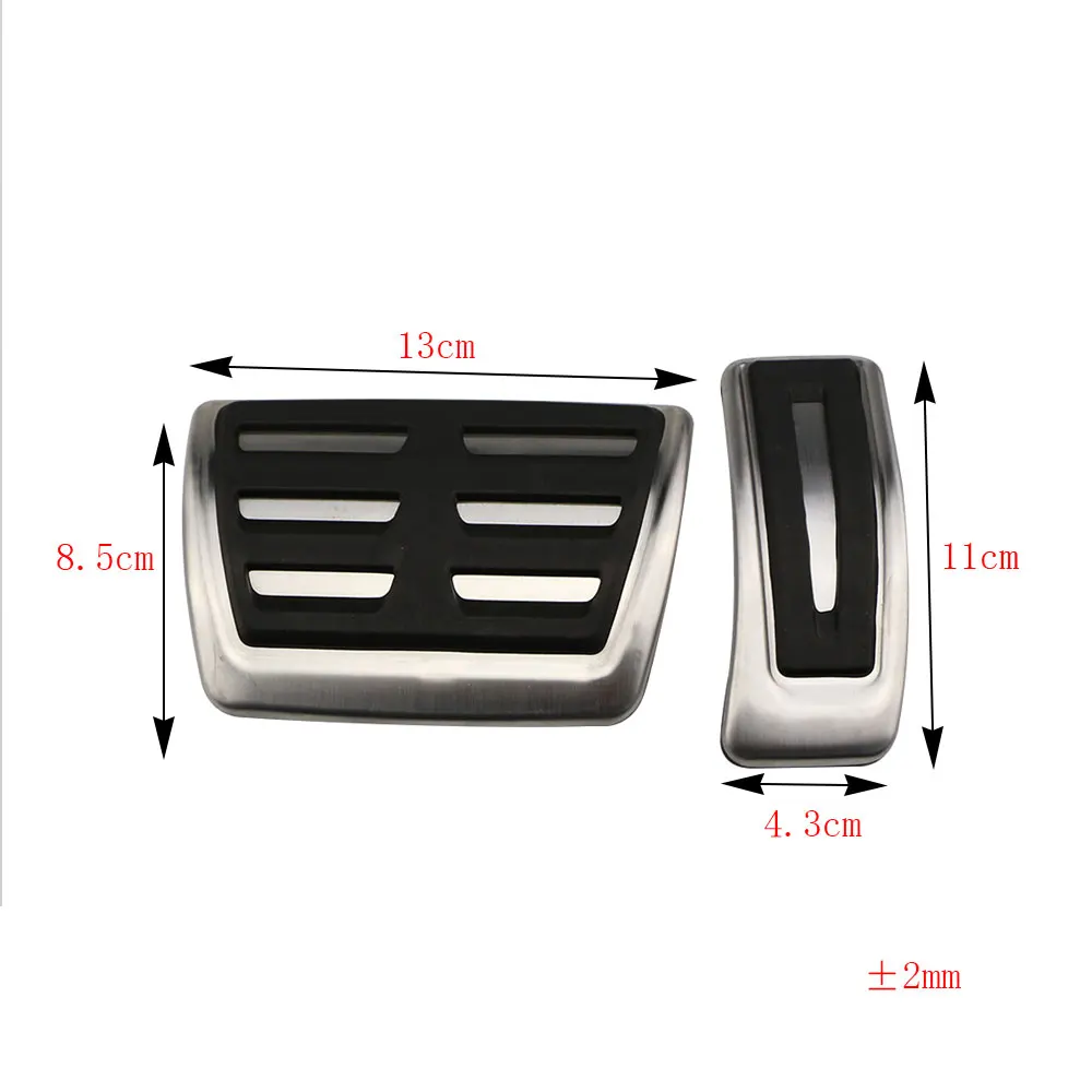 LHD Autopedalen voor Audi A4 B8 S4 RS4 Q3 A5 S5 RS5 8T Q5 8R SQ5 A6 C7 A7 S7 S6 4G A8 S8 A8L 4H Brandstofrem Voetsteun Pedaal Cover