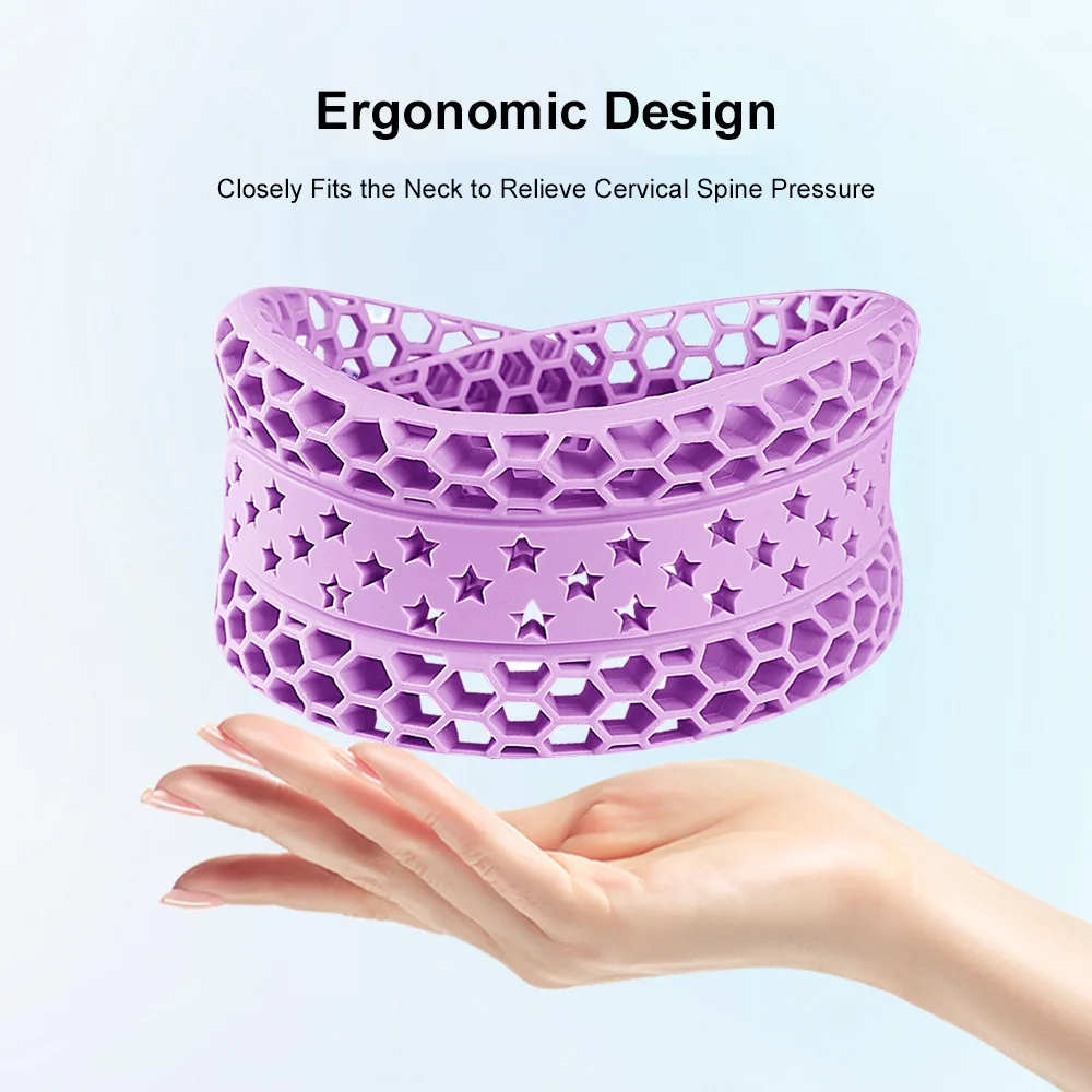

Шейный бандаж, регулируемый ортопедический шейный воротник для сна, корректор шейной тяги, облегчение боли
