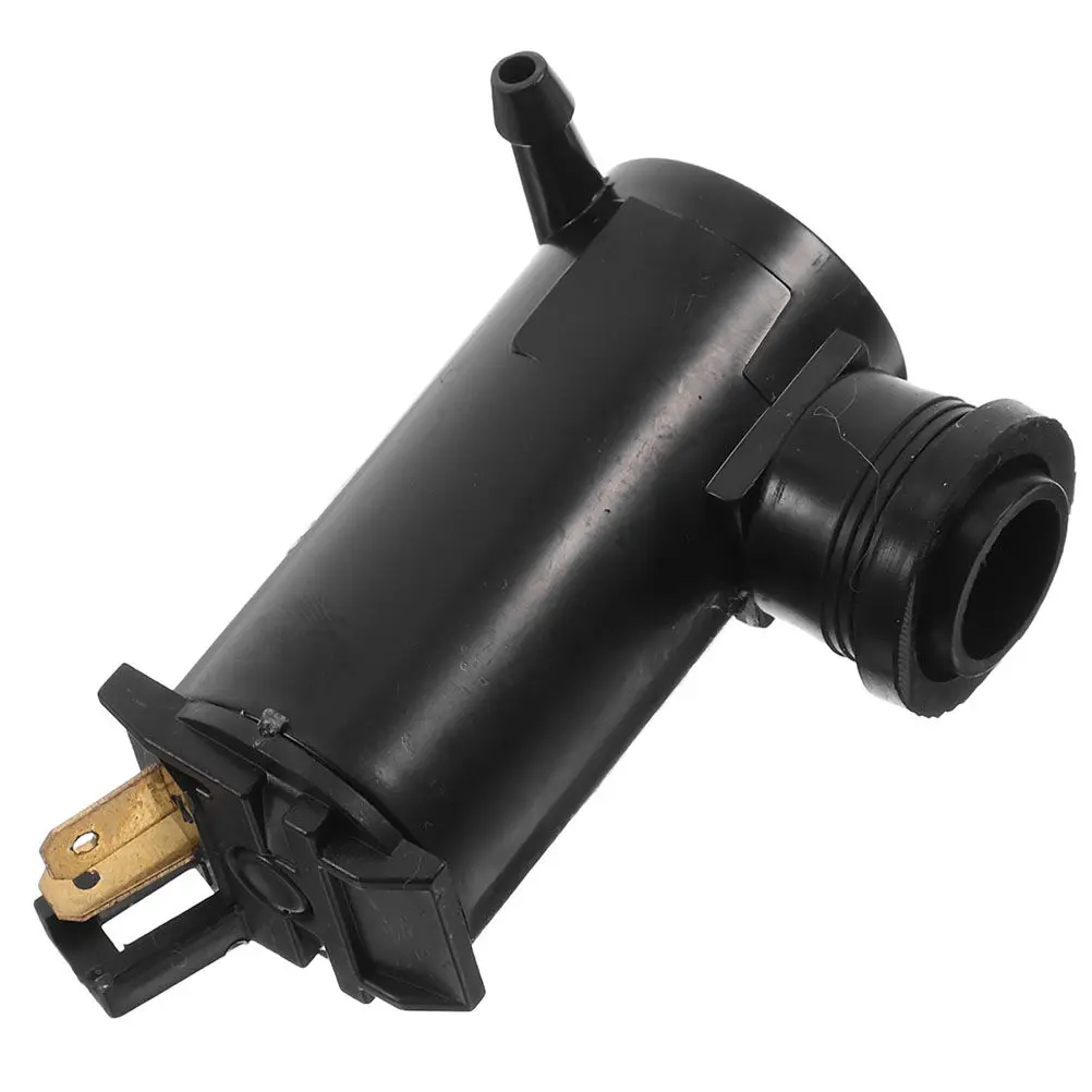 

Universal Front Windshield Washer Pump Motor Large Hole Design Powerful Spray for Car Washer Fluid Pump Replacement Fits Most