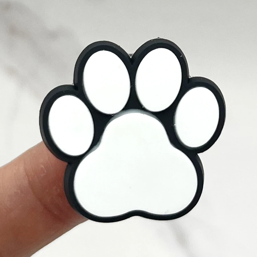 Dijes de PVC para zapatos de perro de gángster de dibujos animados, sandalias, accesorios para pulseras, hebilla de zapato, decoraciones, regalo para niños, insignia de Clips, 1 piezas