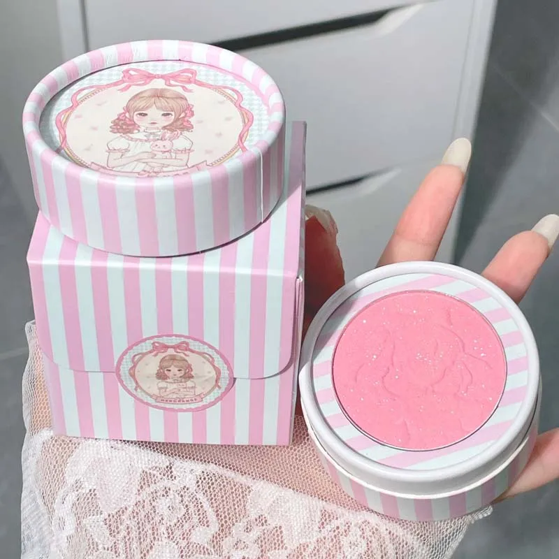 HERORANGE Dolce e selvaggio Pleasing Face Relief Blush Sbiancante in polvere Fine Shimmer Matte Rouge Palette