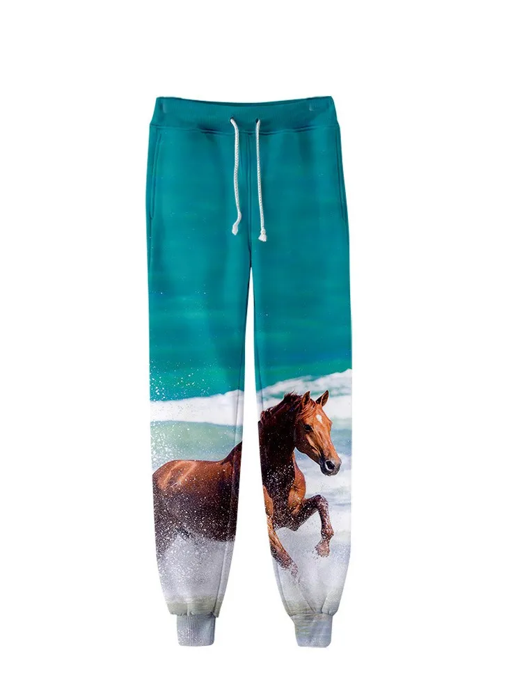 Dinosaure cheval 3D Joggers Pantalon hommes/femmes Pantalon décontracté Harajuku Hip Hop pantalons de survêtement Pantalon Homme Streetwear