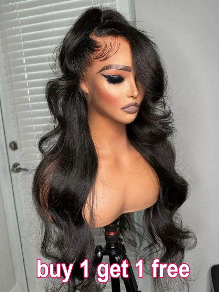 

32 inch 13x4 Transparent Lace Frontal Wig Body Wave Lace Front Human Hair Wigs For Women Pre Plucked Brazilian Wigs Human Hair