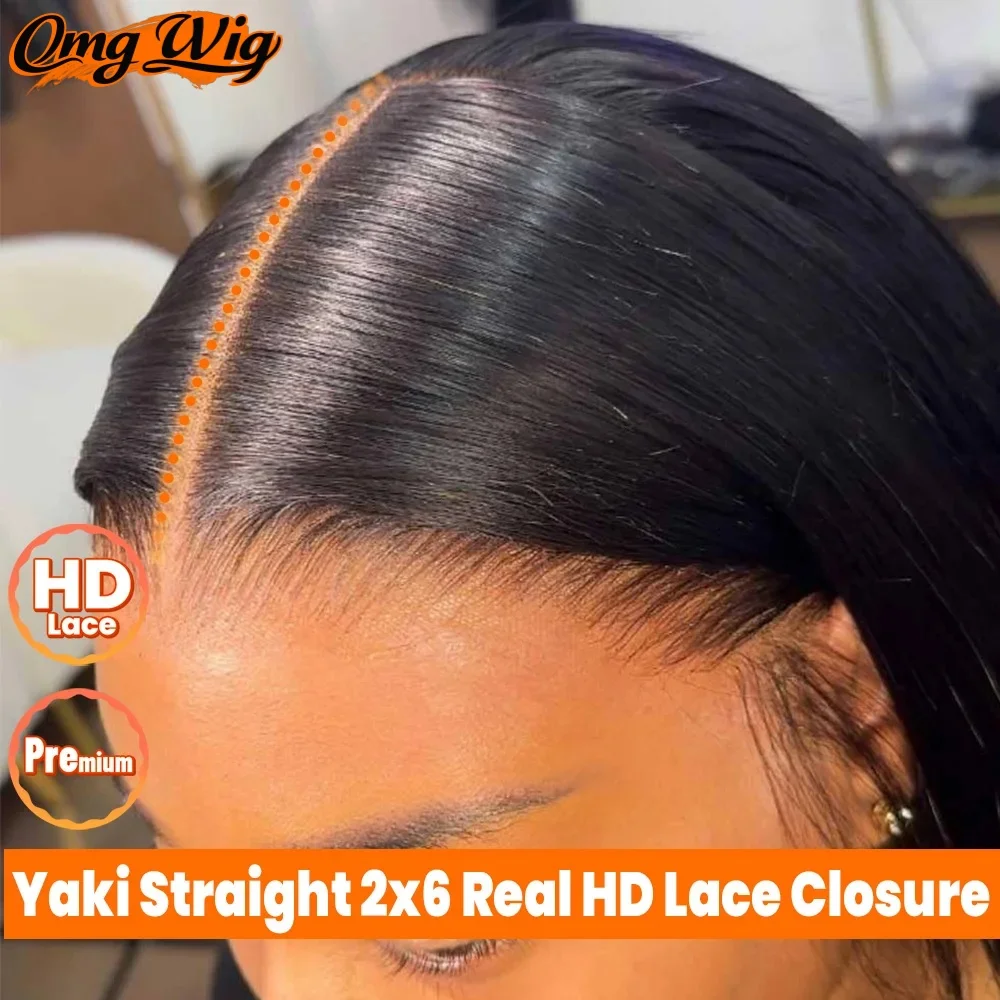 

Yaki Straight 2x6 Глубокая часть HD Кружевная застежка 13x4 HD Кружева спереди со свободным пробором Yaki Melts Все скины Плотность 150%