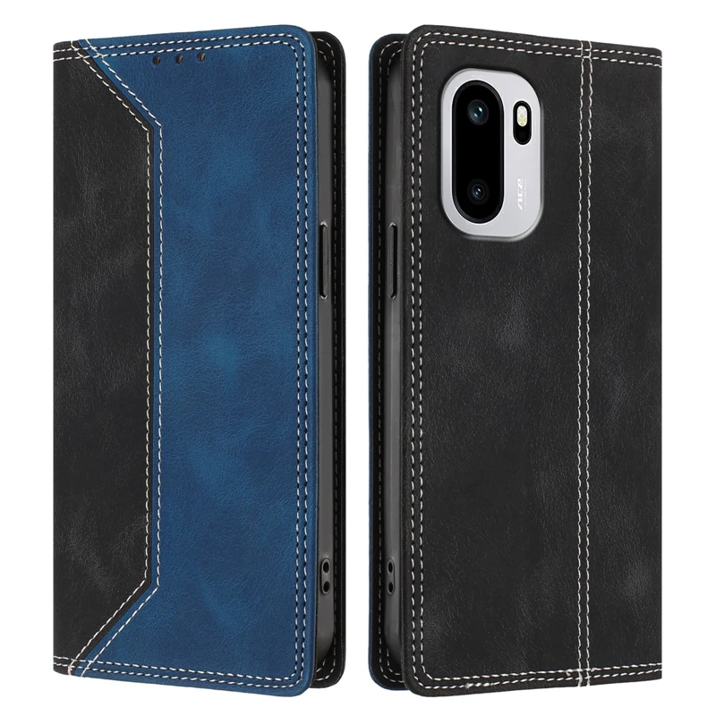 For OnePlus 15R Case Magnetic Flip Case for Coque Oneplus 15R oneplus15r CPH2769 Phone Cover Fashion Color Block Leather Fundas