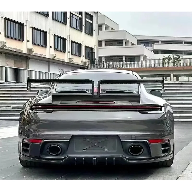 

Best SellingCarbon Fiber Style Car Accessoris Rear Trunk Wing 992 Tail Wing Rear Spoiler Lip WingsHigh Quality