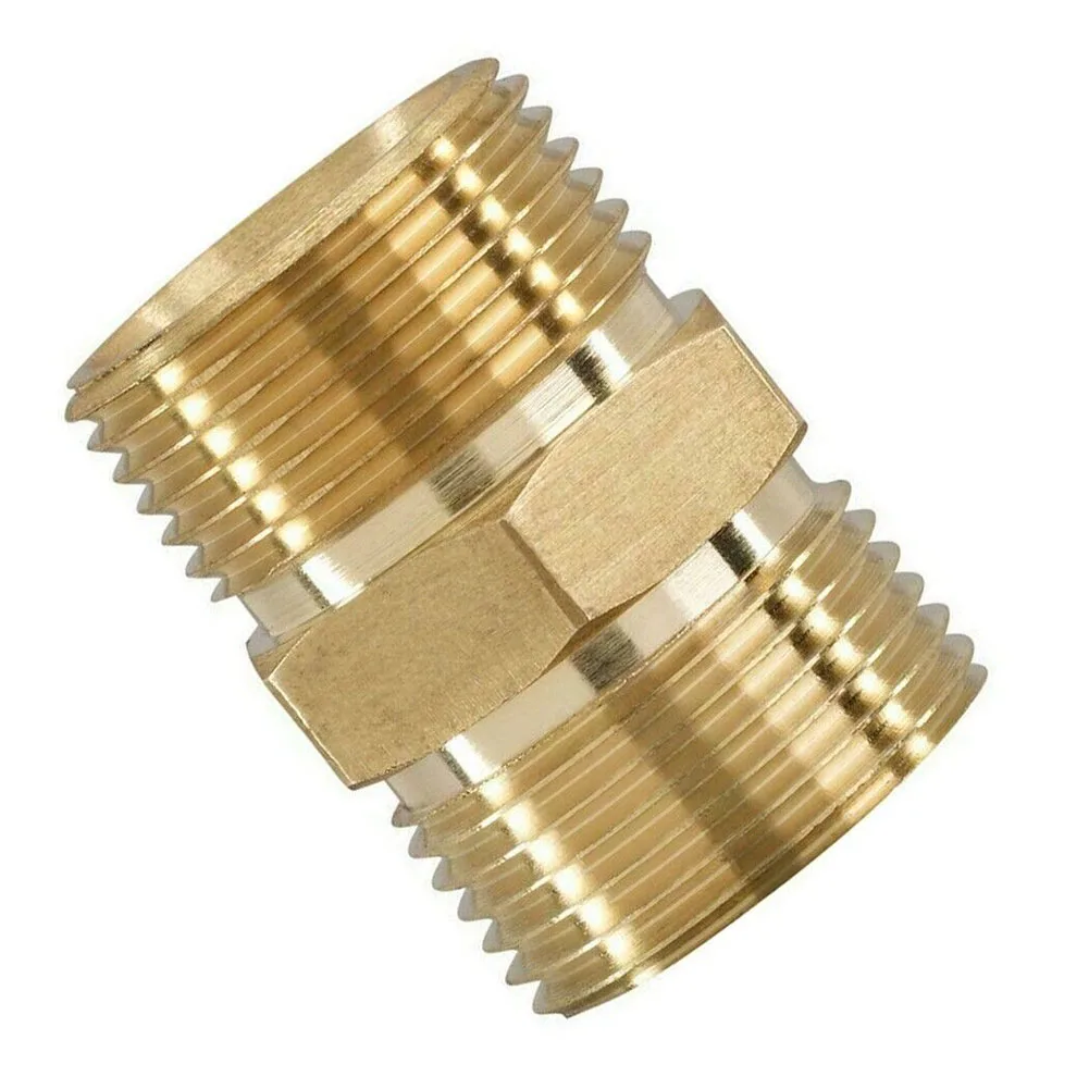 

High Quality Male Adapter Hose Connector Pressure Washer Brass For Hose Reels For Quick Fitting M22/14mm M22/15mm