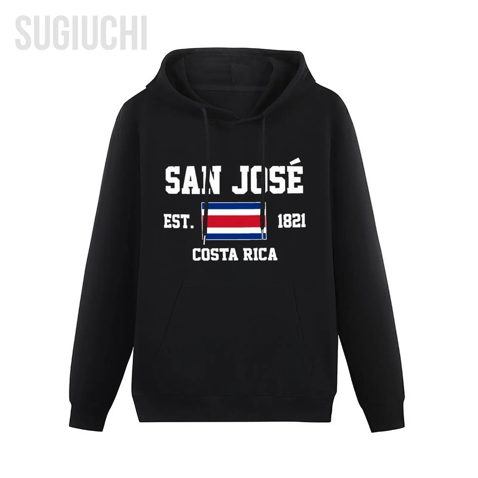 Men Women Hoodies Costa Rica EST.1821 San José Capital Hoodie Pullover Hooded Hip Hop Sweatshirt Cotton Unisex