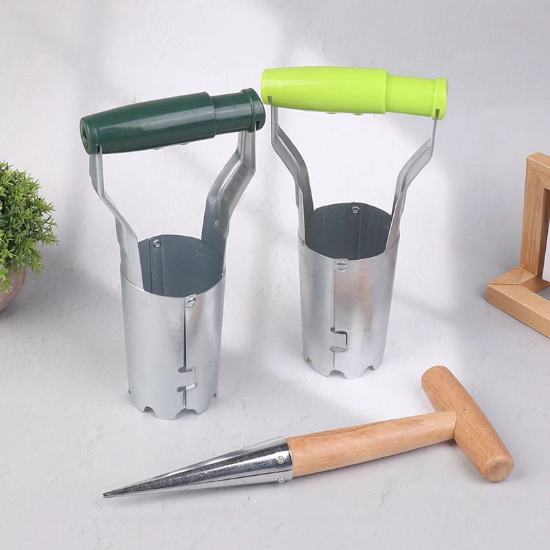 Creative Gardening Tools Vegetable Planting Flower Transplanter Seeder Punch Agricultural Tool Household Seedling Lifter Planter