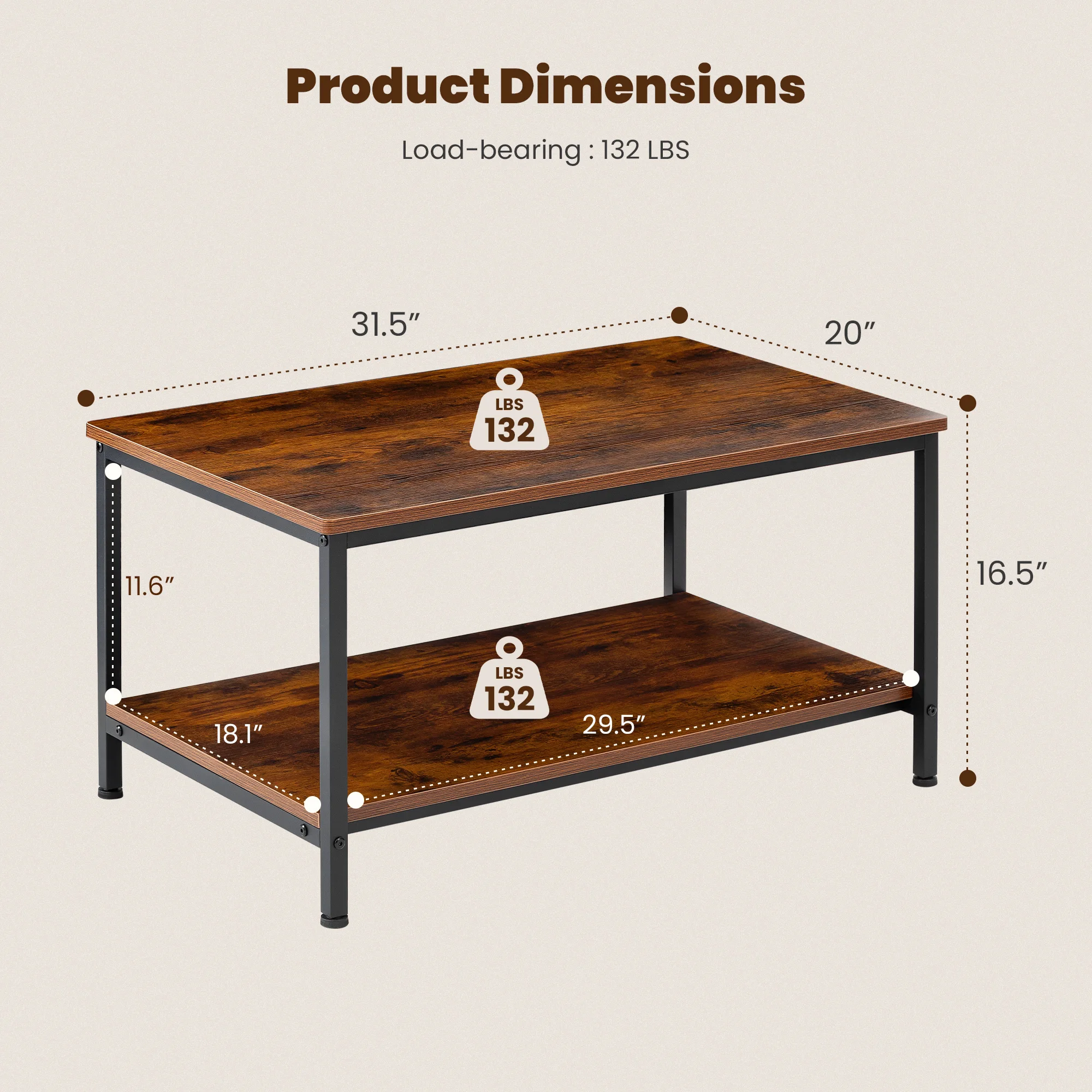 Thumbnail 4 - #25 Latest Storage Coffee Tables Offers