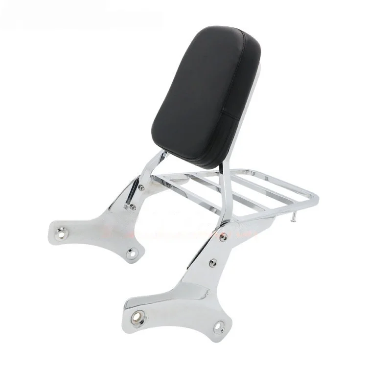 For Honda Shadow ACE VT400 VT750 1997-2003 Motorcycle Rear Backrest With Luggage Rack Modification Parts
