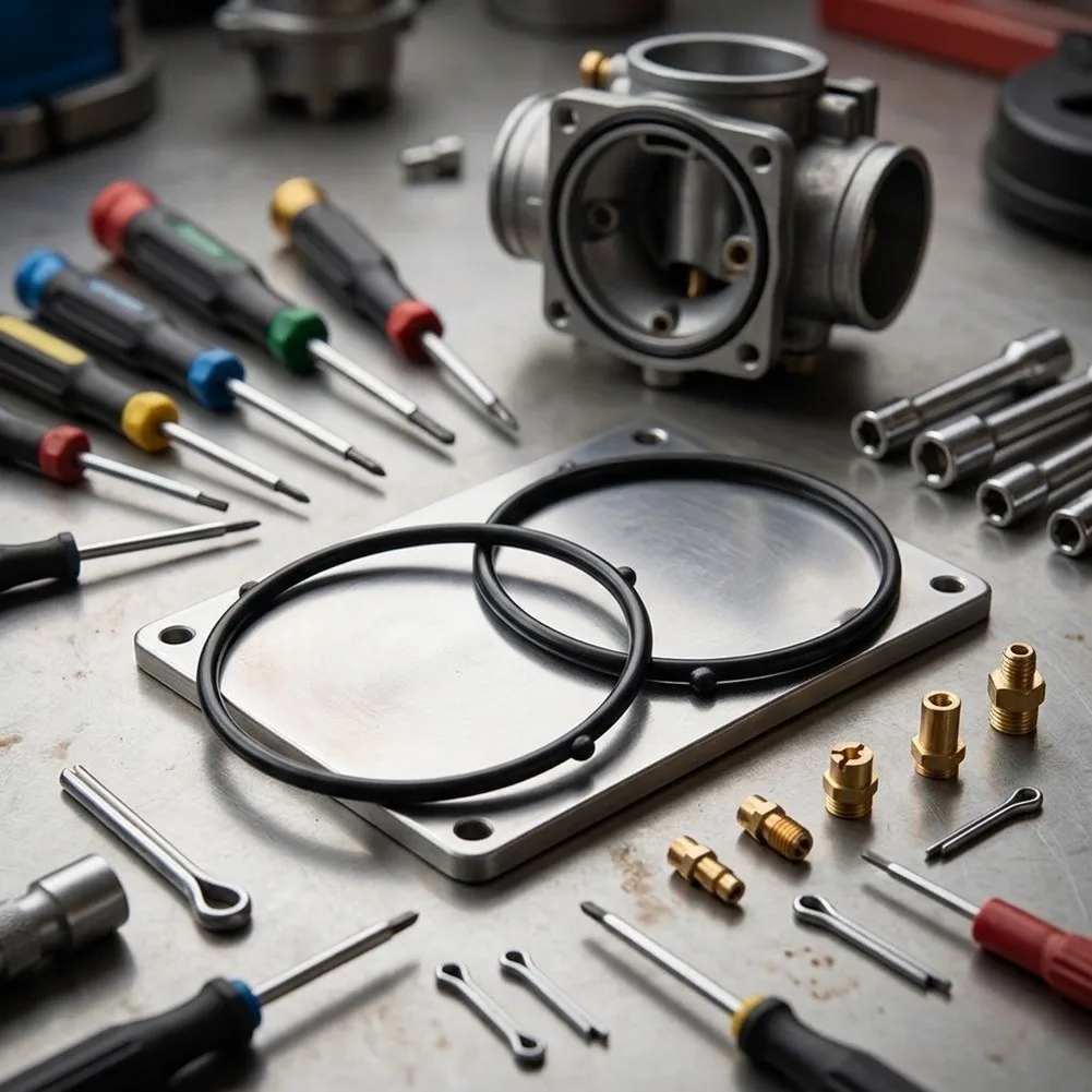 Black Float Bowl Gasket Engine Gasket Replacement Part Power Tool Part Fuel System Gasket High Temperature Resistant