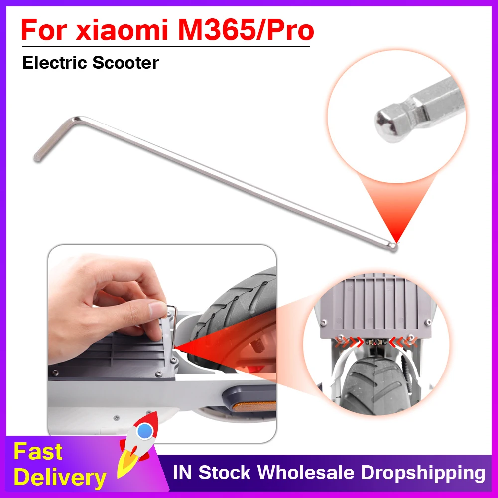 Led Smart Tail Light Cable Direct Fit Electric Scooter for Xiaomi M365 Parts Battery Line Foldable Wear Resistant Screw Tool