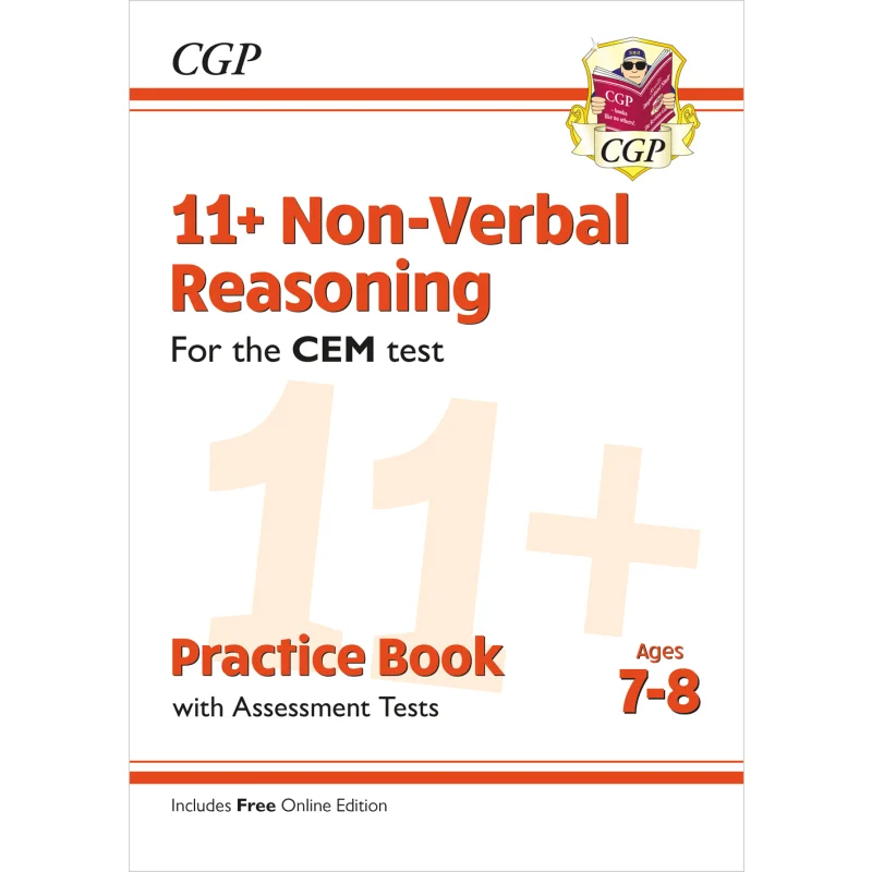 11 CEM NonVerbal Reasoning Practice Book  Assessment Tests  Ages 78 With Online Edition CGP Books 9781789081480