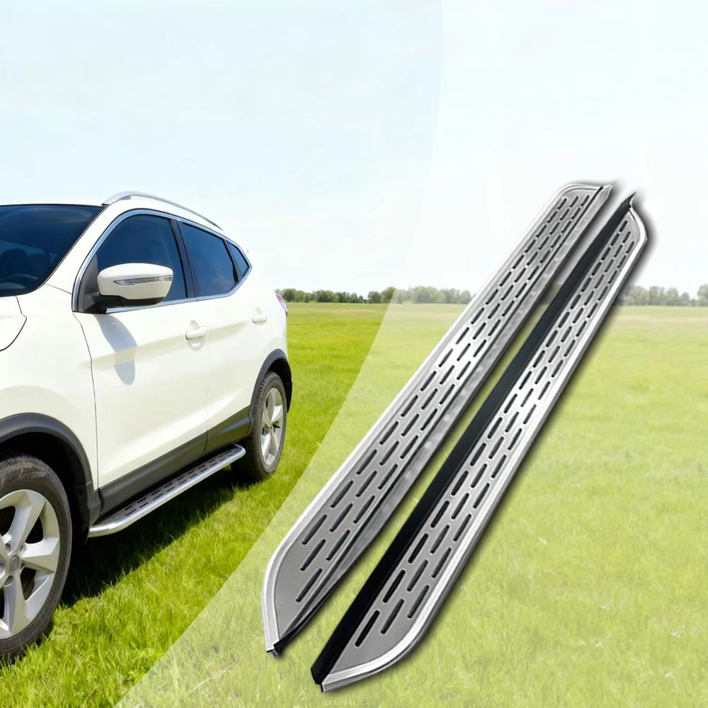 2pcs Fit for MG HS 2025 Pedal Running Board Side Step Nerf Bar Aluminium Car accesories (with Brackets)