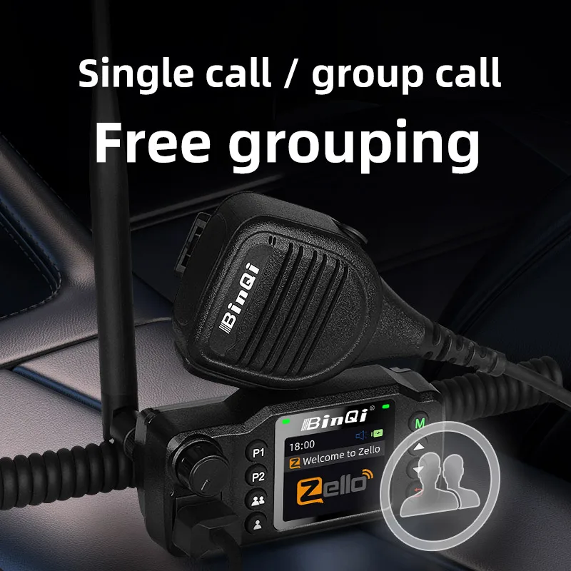 8900plus Zello Mini Radio Mobilne 2G 3G 4G 5000KM Transceiver Obsługuje Pozycjonowanie GPS Radio Samochodowe