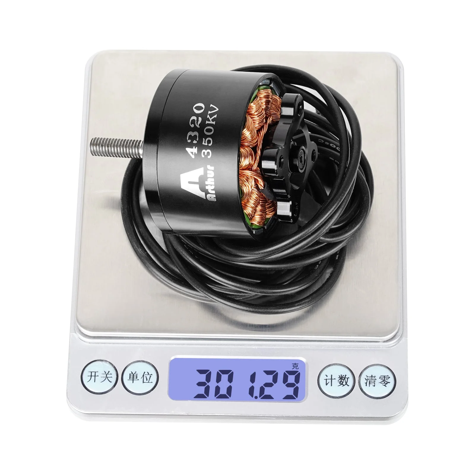 4 PCS Flashhobby A4320 350KV 6-12S Motor sem escova de alta velocidade para modelo de drone RC FPV de longo alcance X-Class