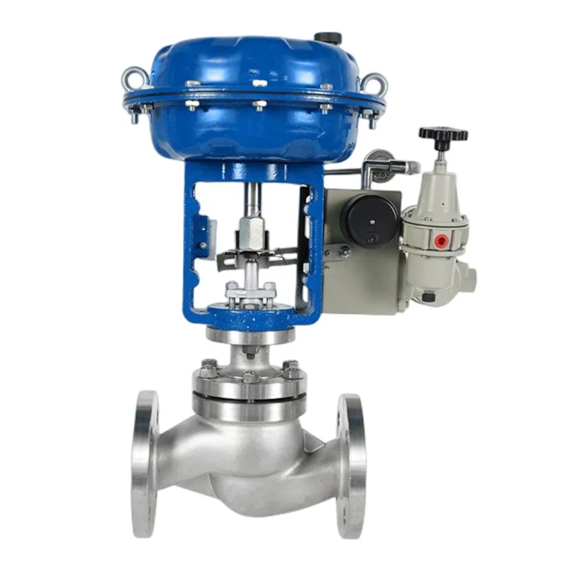 

4-20mA Positioner Pneumatic Steam Stop Valve Diaphragm Control