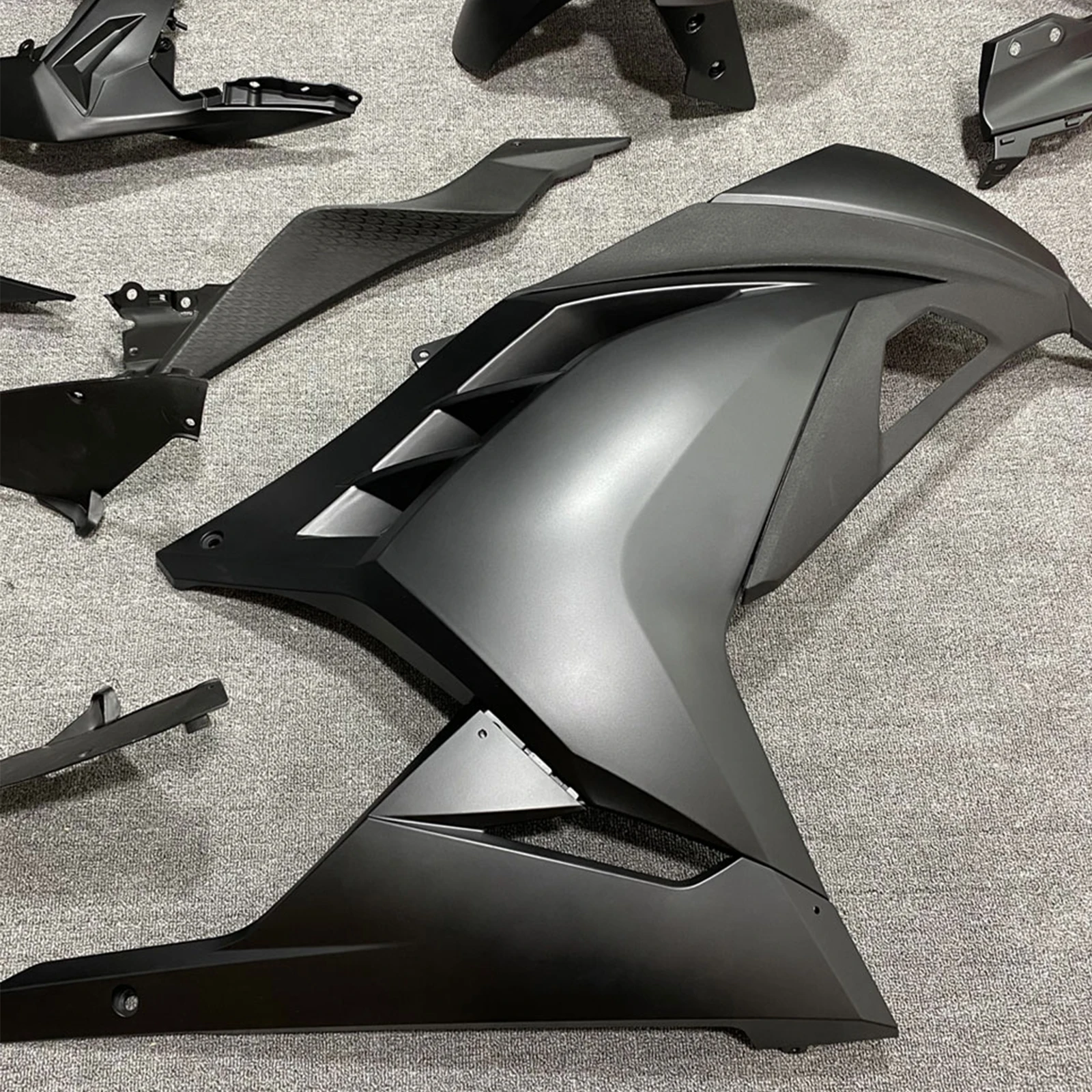 Matte Black For Kawasaki Ninja EX 300 2013 2014 2015 2016 2017 ABS Injection Full Fairing Set Bodywork Kit Panel NINJA Fairings