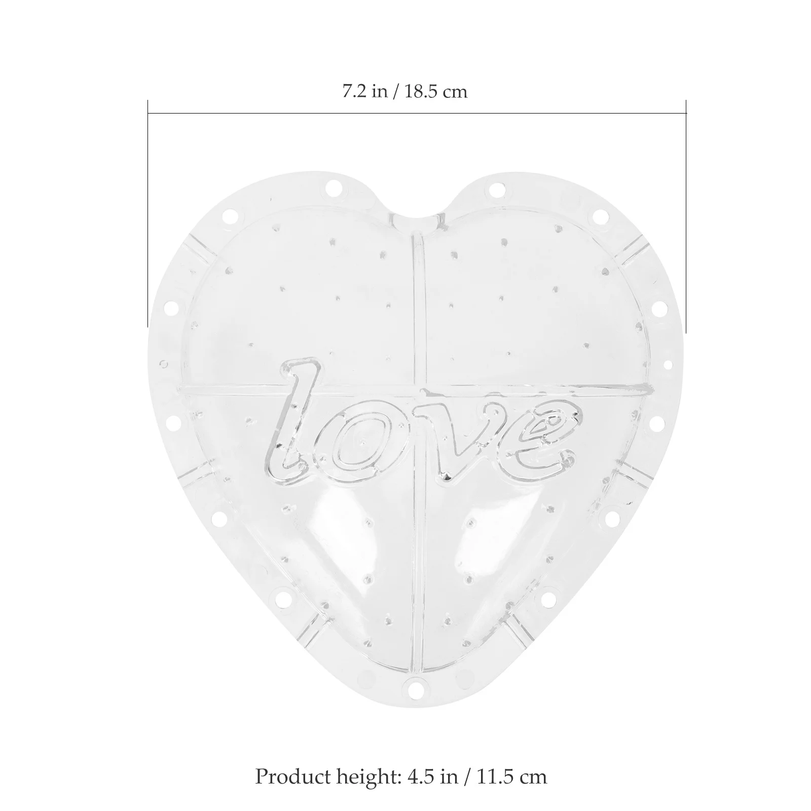 

Heart Shaped Melon Shaping Mold Transparent Pc Material High Tensile Strength Easy Operation Family Farmers Use