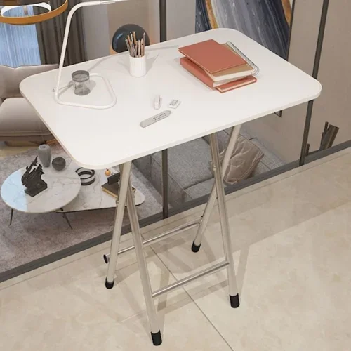 간이 접이식 롱다리 사이드테이블 Bedside table folding mobile laptop desk 