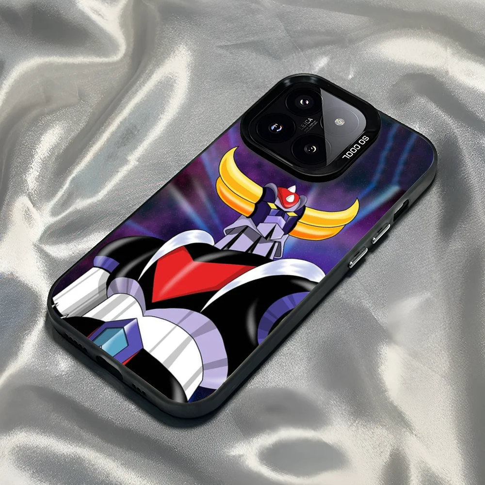 Epc UFO Robot Goldorak Phone Case IMD Phone Case For IPhone 16 15 14 13 12 11 Pro Max Plus Color Silver Cover
