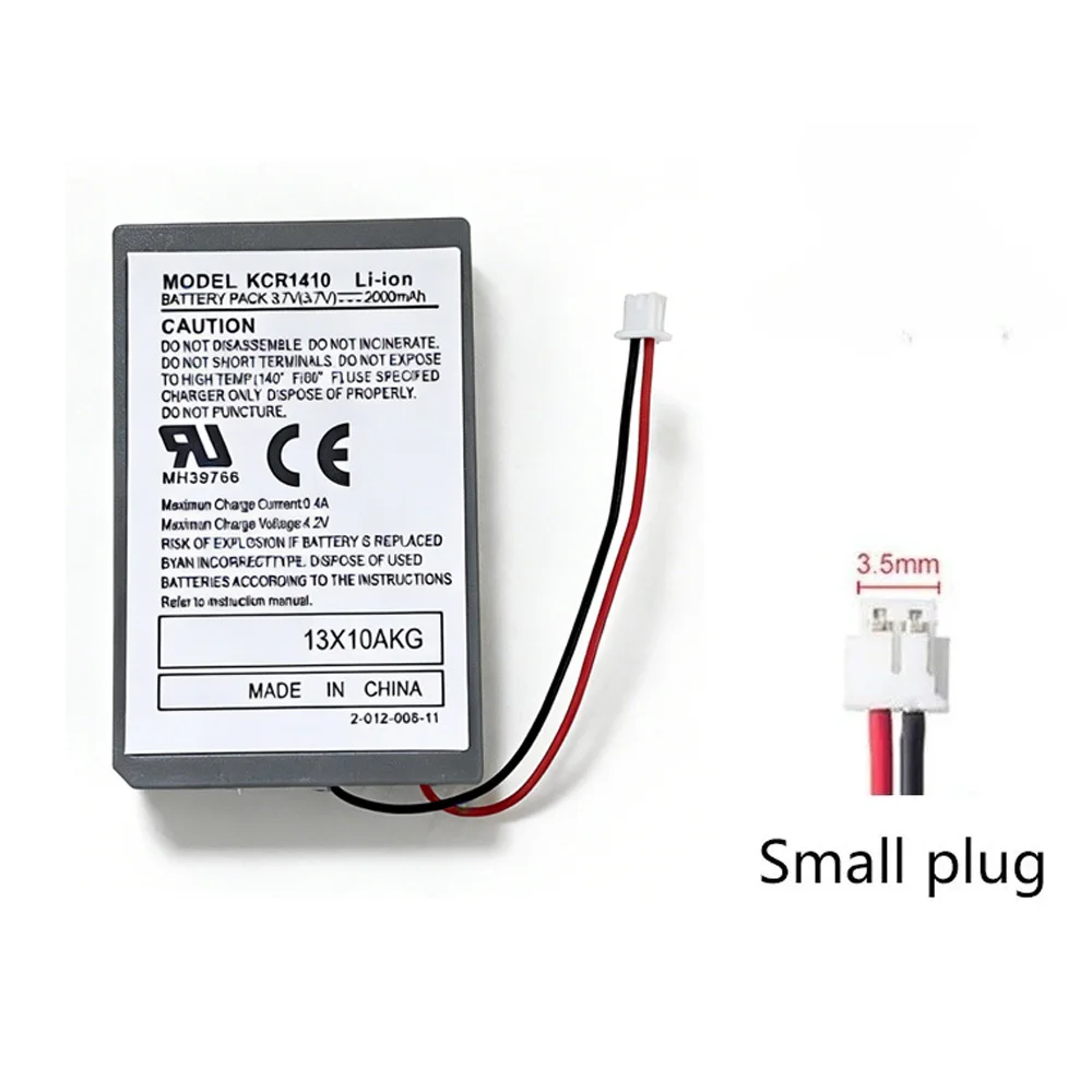 2000mAh 3.7V Li-ion Rechargeable Battery for PS4 Pro Slim CUH-ZCT2 Wireless Controller GamePad