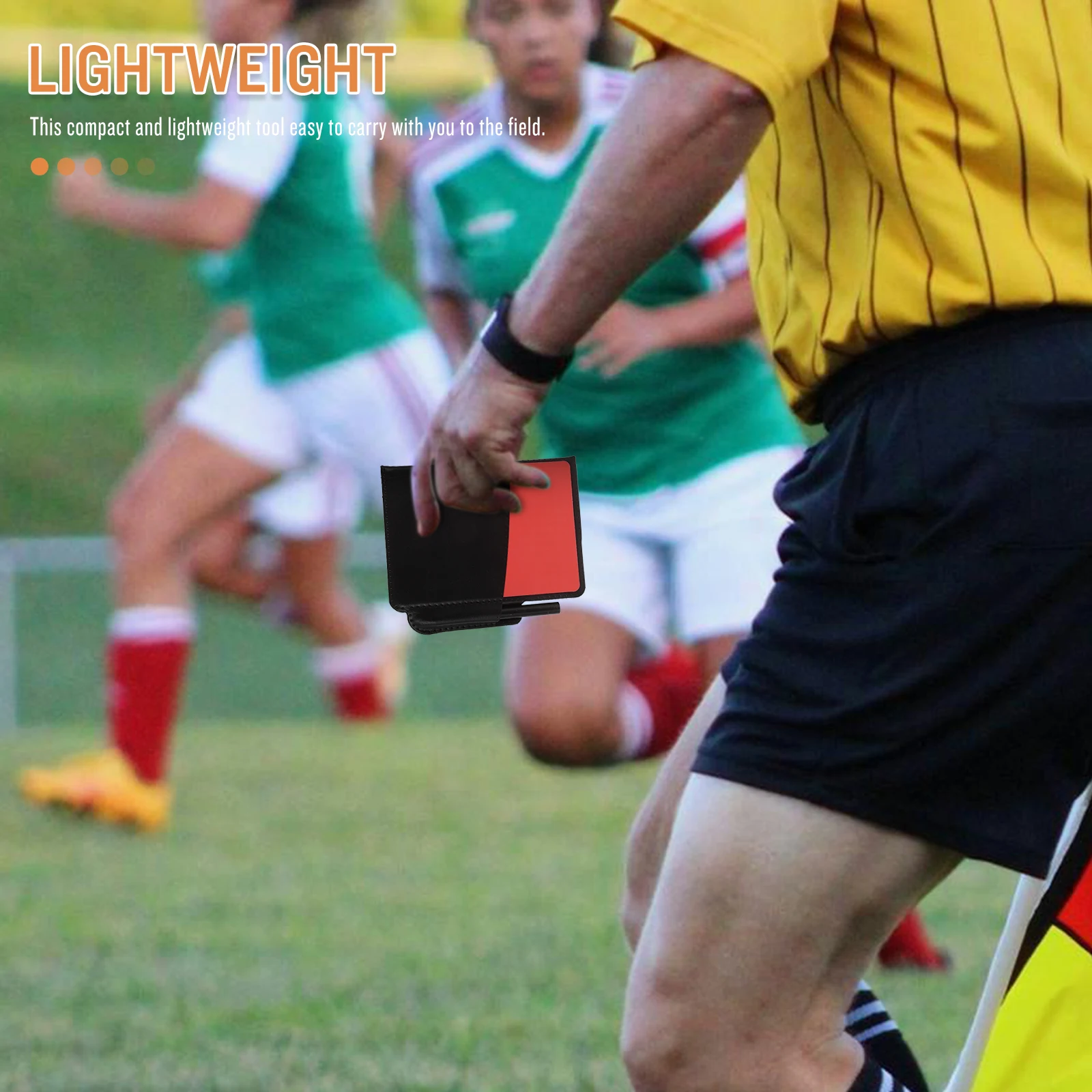 

2 Sets Red and Yellow Card Edge Picker Portable Referee Cards Soccer Kit Shirt Professional Man