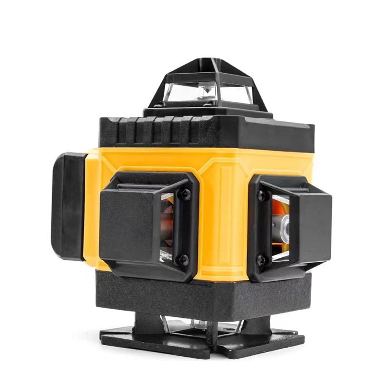 Laser verde nível 12/16 linha poderoso laser instrumento óptico auto-nivelamento 360 ° roating laser remoto ferramentas de construção a laser