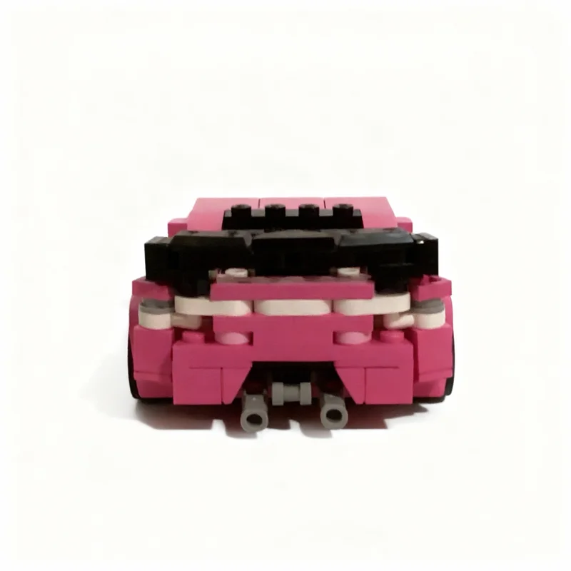 211 peças MOC Jp Cars Tipo R Inspirado em City Champions, Blocos de Montar de Arquitetura, Ideia de Presente de Natal, Brinquedos Educativos para Crianças