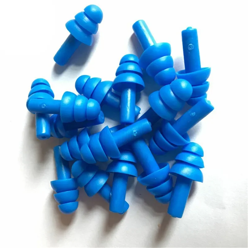 20PCs ear plugs sound insulation waterproof silicone ear protection earplugs anti-noise sleeping plug for travel noise reduction image 3
