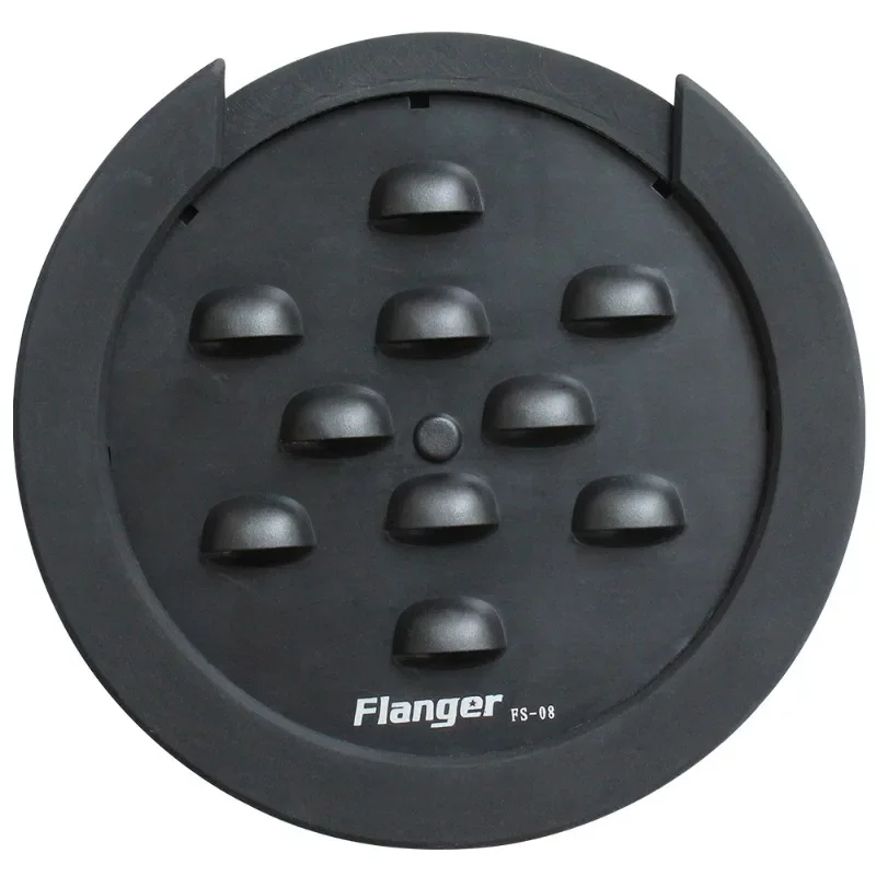 Flanger FS-08 Guitar Soundhole Sound Hole Cover Block Feedback Buffer Black 100 mm Tone Holes EQ Acoustic Folk Guitars Accessory