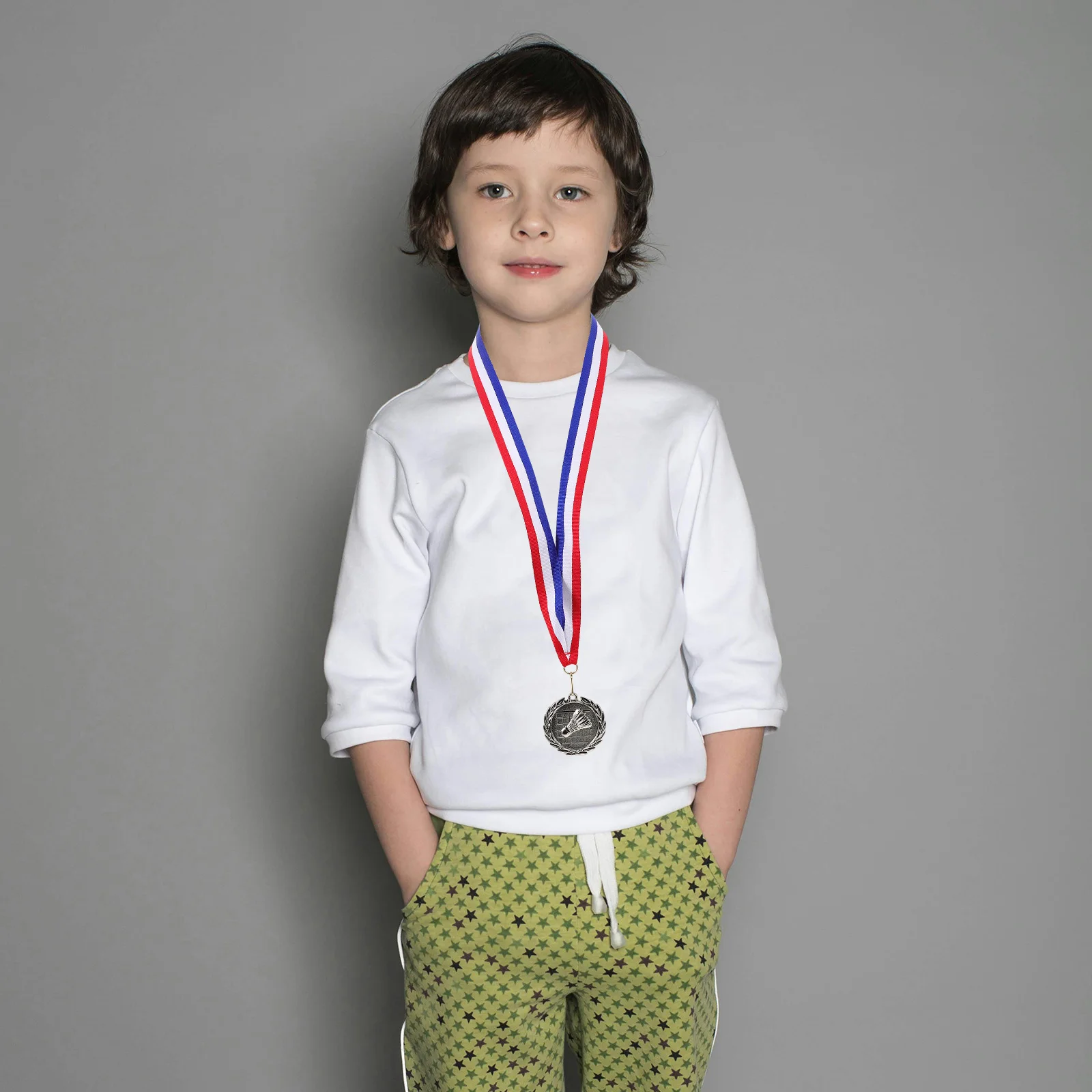 

Badminton Competition Award Medals Elegant Metal Sports Medal for Kids School Tournament Prize Reward Event Party Favor