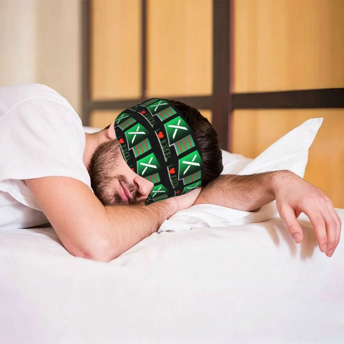 I Love Excel sleep mask Light Blocking Portable Eye Cover for Girls Boys Office Nap Party Gift Eyeshade eyepatch