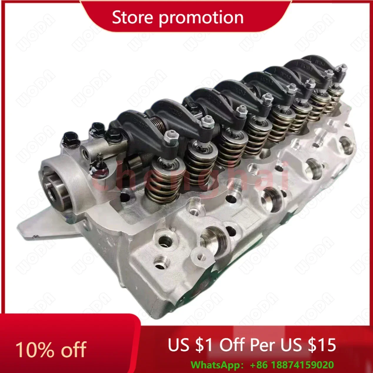 

Complete 4D56 D4BH Cylinder Head MD185926 For Hyundai H1 H100 Mitsubishi Pick-up