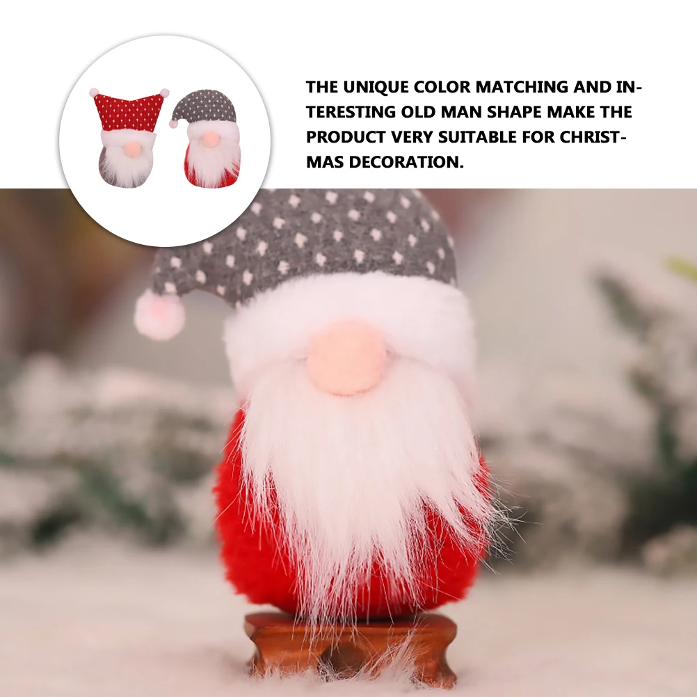

Nordic Seniors' Ornaments Christmas Decor Old Man Desktop Party Decorations