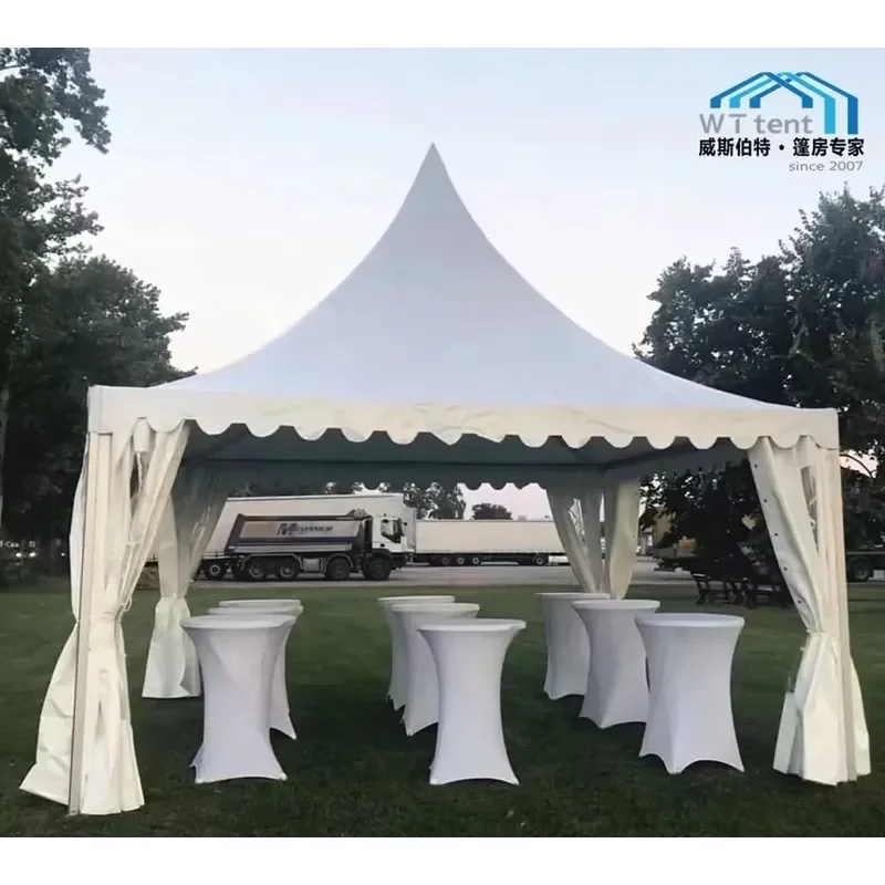 for Clear Roof and Sides 6X6m Transparent Pagoda Canopy Tents for Event