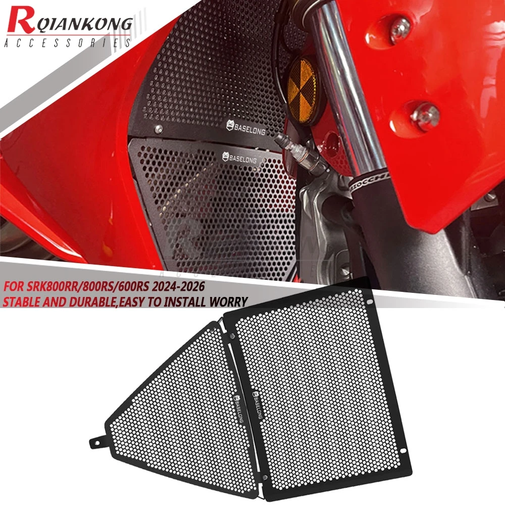 Kühlergrill-Schutzabdeckung für QJMOTOR QJ SRK 800RR 800RS SRK600RS 600RS SRK 800 RR RS 2024 2025 2026 Schutzgitter