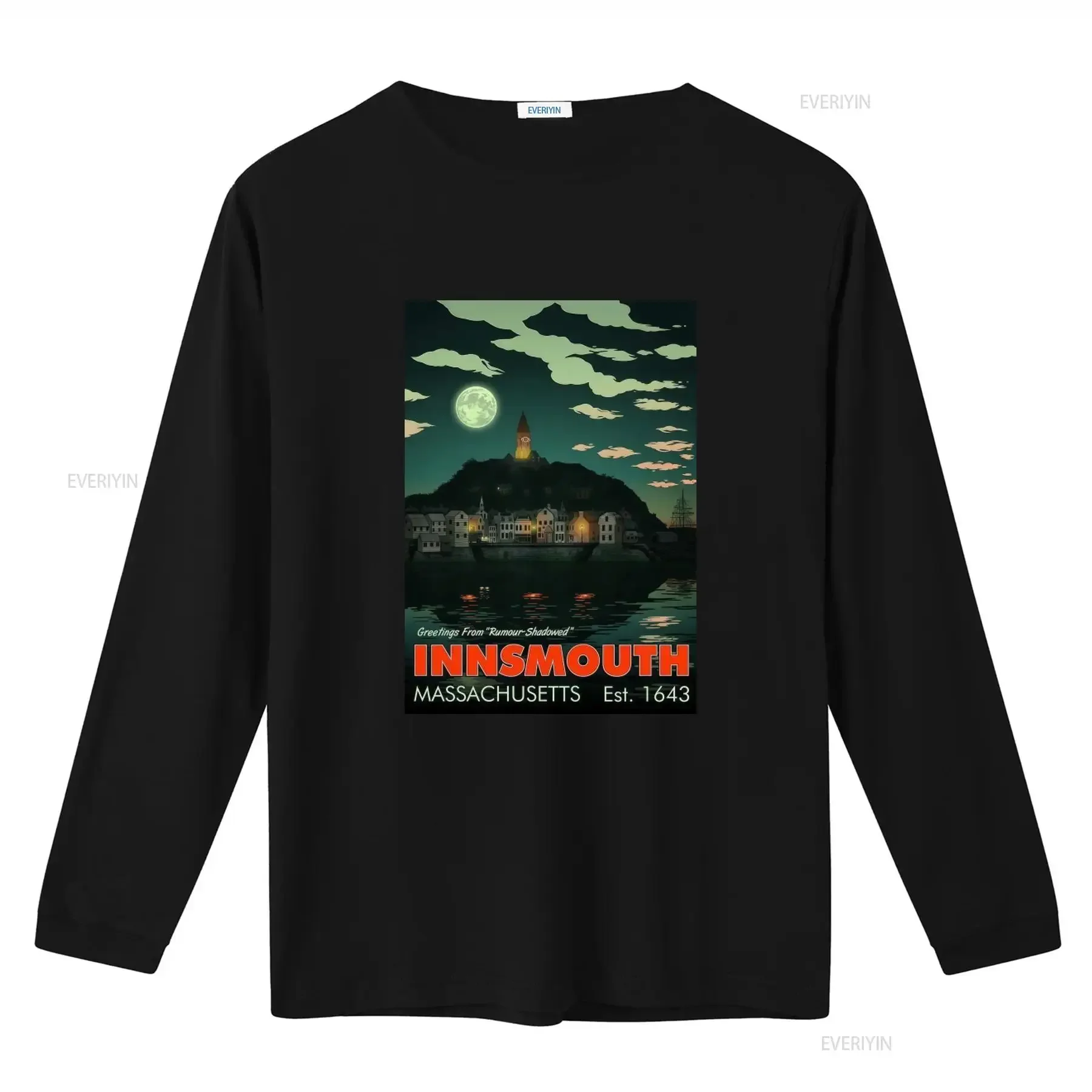Greetings From Rumour Shadowed Innsmouth Massachusetts Est 1643 Classic T Shirt vintage Washed Stylish Comfortable fashion Soft