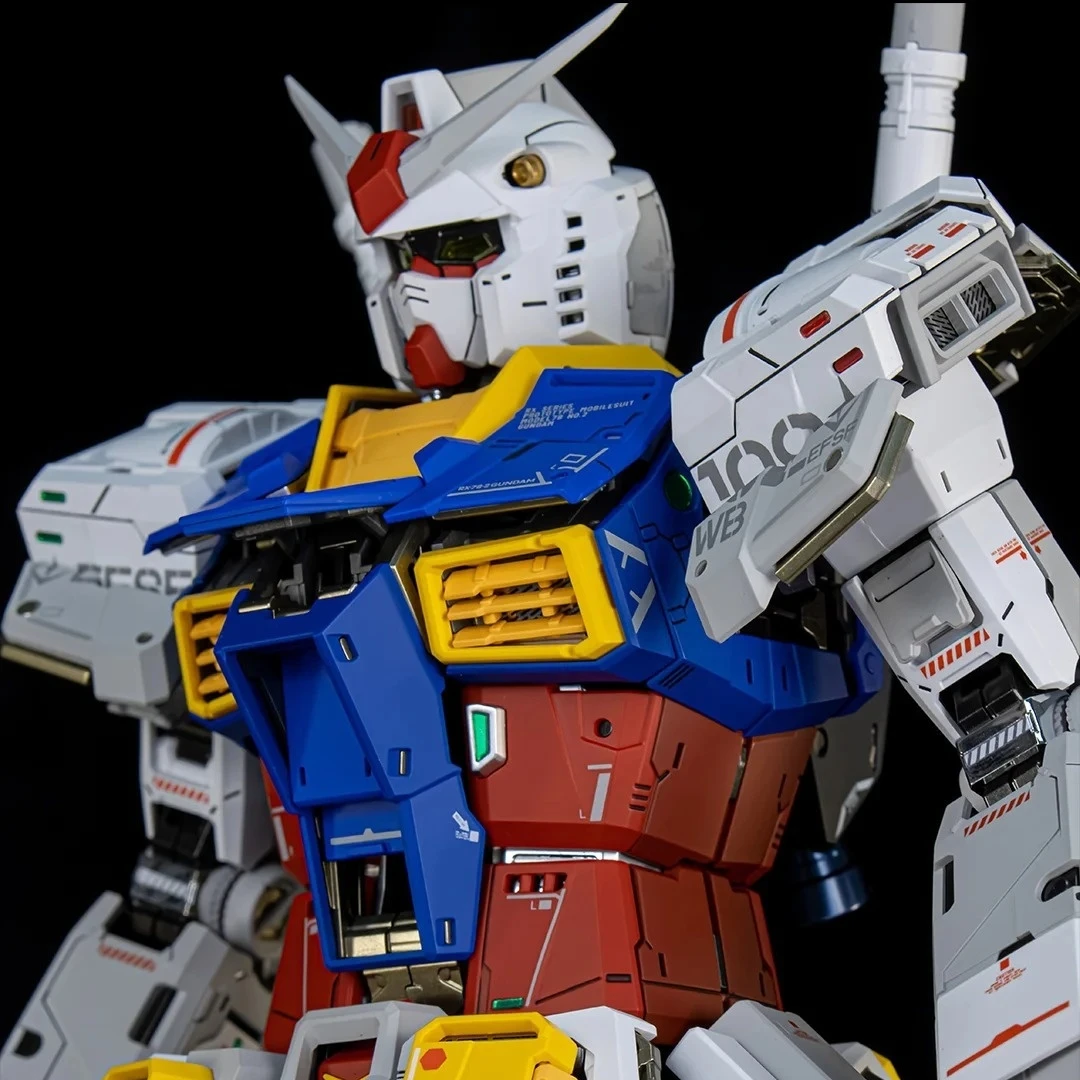 DaBan PGU 1/60 RX-78-2 PG Yuanzu 2.0 مجموعة نماذج التجميع مع أضواء لديها عمل الشكل وظيفة تعريض الإطار الداخلي