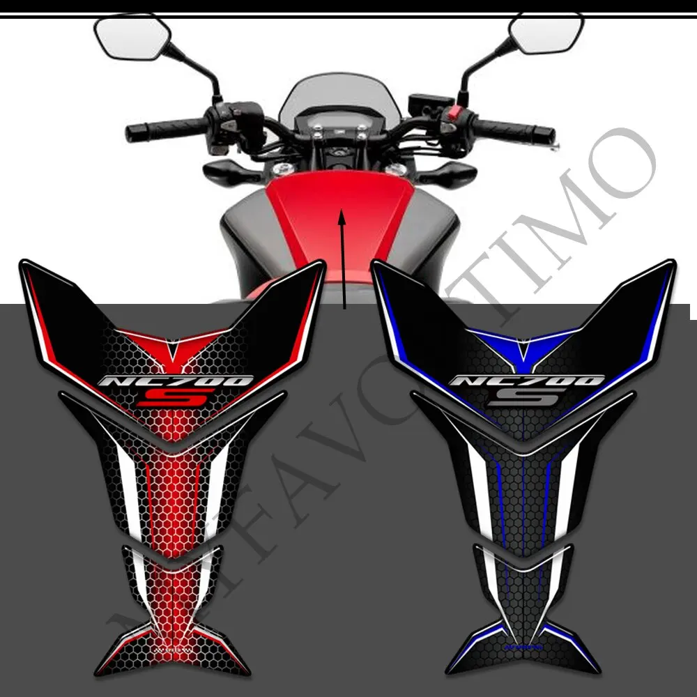 

For Honda NC700S 700 Motorcycle Fuel Tank Grip Baffle Logo Sticker - Custom Decal for NC 700S