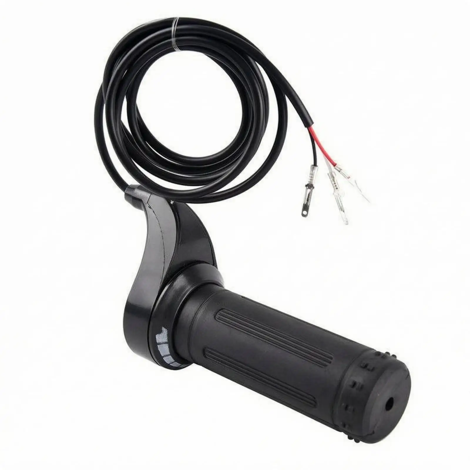 Electric Vehicle Throttle Twist Grip Handlebar Mount Cable 1.2m Hall Sensor for 24V 36V 48V E Bike Systems