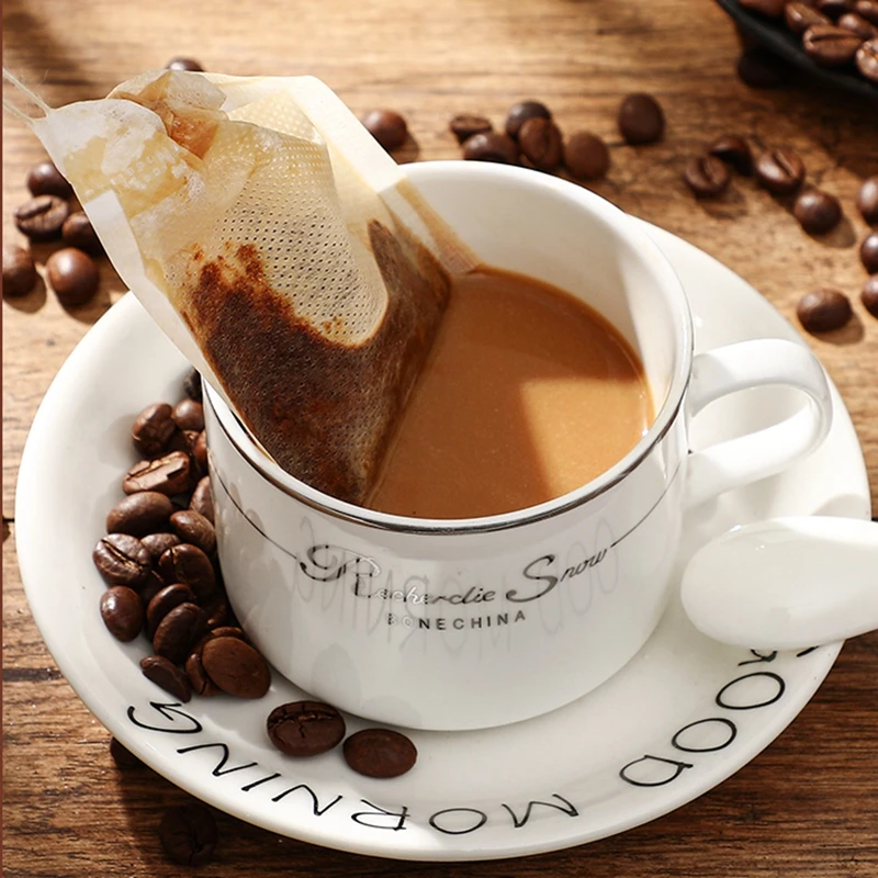 Disposable Tea Bags Multi-size   for Loose Leaf  Empty Large Scented Bag Iced Coffee Filter  Drawstring Pouch 