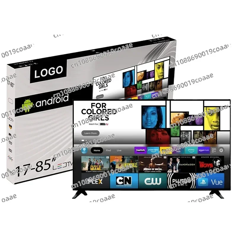 2K Normal Led Tv Sets Wholesale Factory Price Accept Custom OEM Television 4K Smart Tv 32 40 43 50 55 65 75 85 Inch Android TV