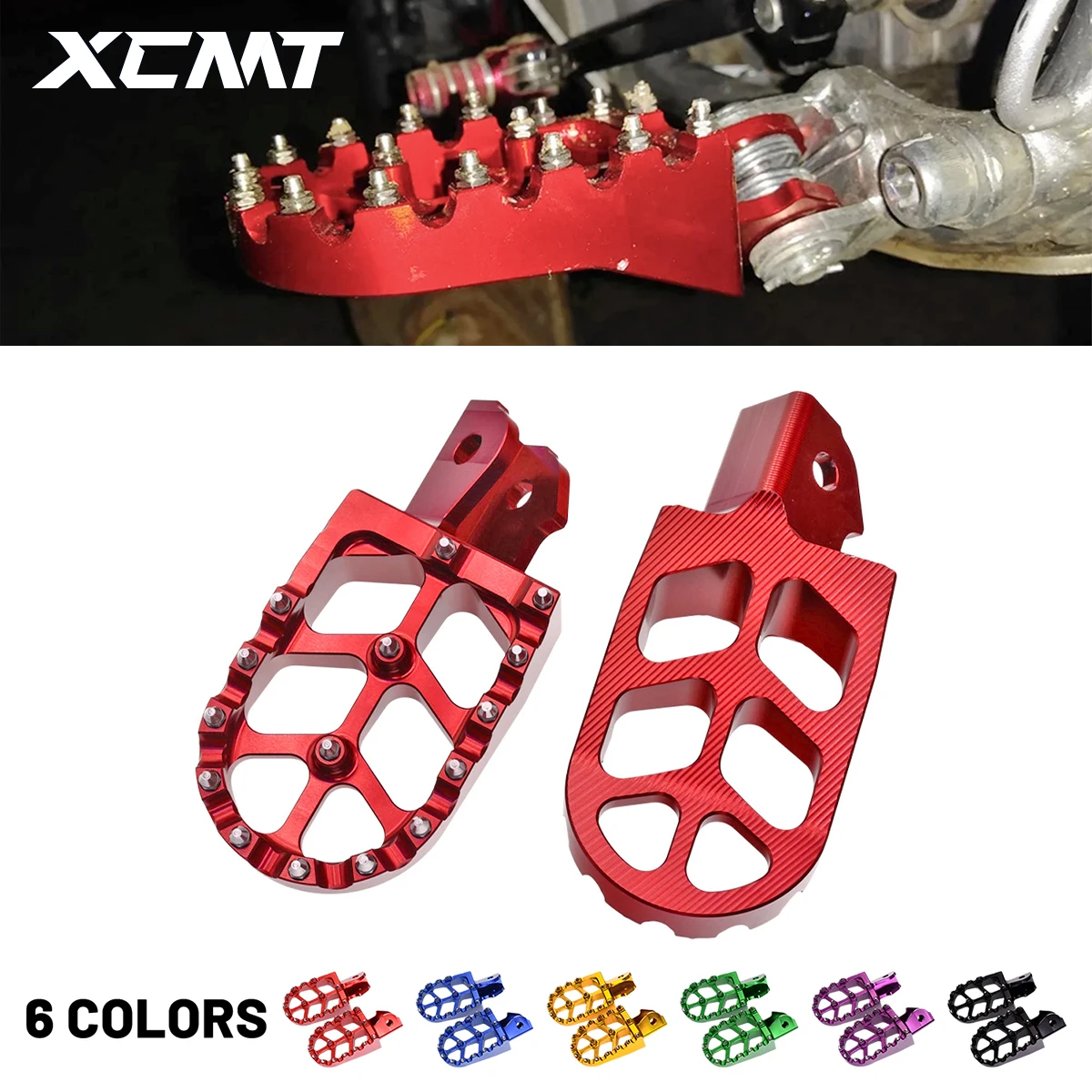 

Accessories Footrest Footpegs Foot Pegs Rests Pedal For HONDA CRF CRF80 CRF110F CRF125F CRF150F CRF230F CRF250F 2003-2023 Moto